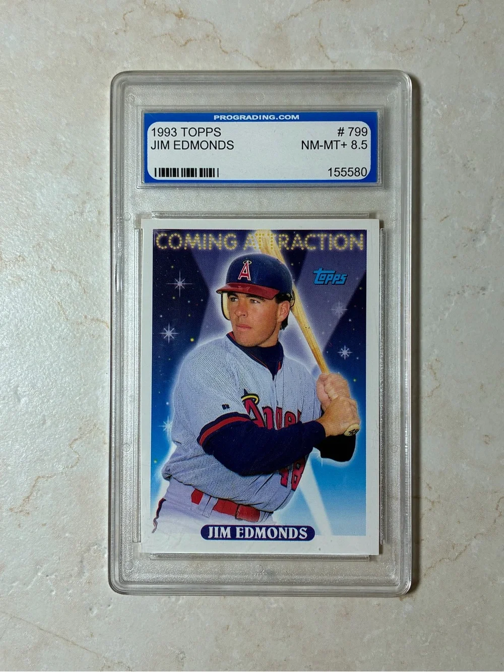 Jim Edmonds -1993 Topps #799 Rookie card